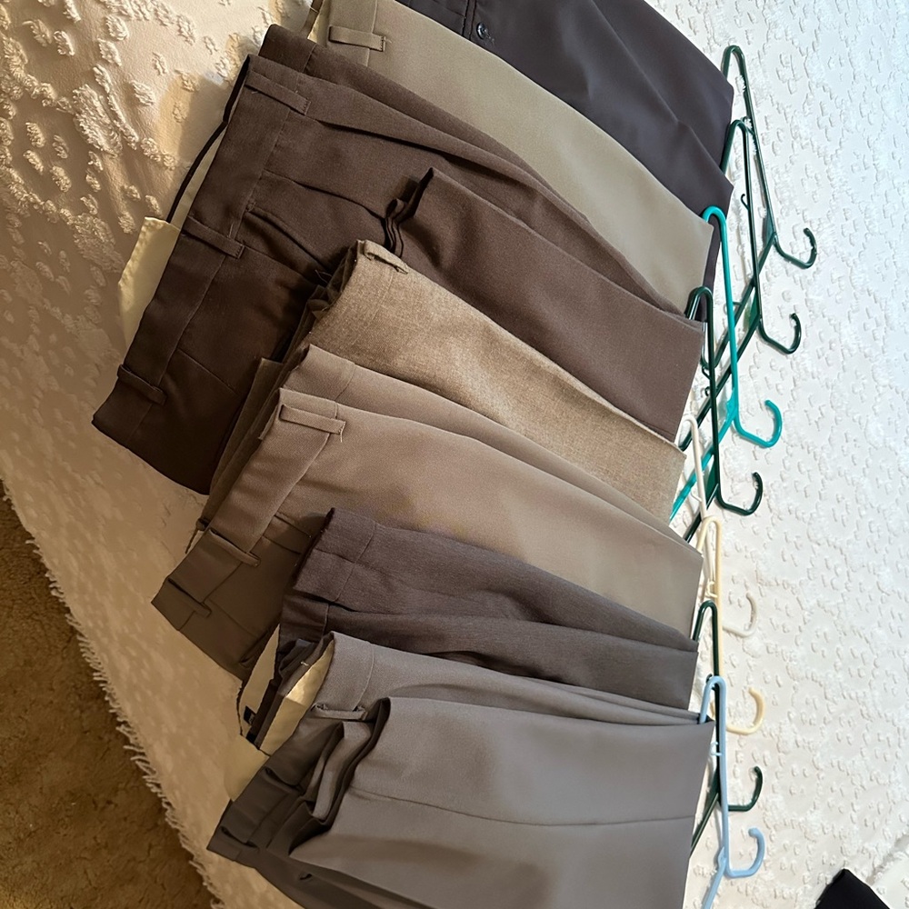 Assorted Gray and Brown Pants